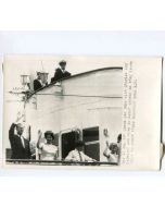  Queen and Duke with Charles and Princess Ann Wave to Welsh crowds