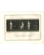 Ancient Roman Painting, The Offering and Reverence Scene - Pietro Campana - Old Master's Artwork