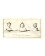 Ancient Roman Heads, Triad from Hercolaneum- Vincenzo Campana - Old Masters
