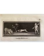 Cupid and Animals of Hercolaneum - Carlo Nolli - Old Master's Artwork