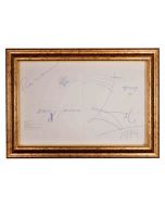 Hommage de Dalí - Original Pen Sketch by Salvador Dalì
