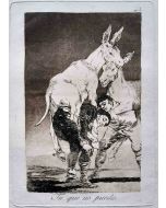 Francisco Goya - Tu que no puedes from "Los Caprichos" - Old Master's Art