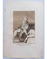Al conde Palatino from "Los Caprichos"