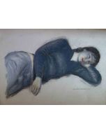Aurelio Bulzatti - Donna Sdraiata - Contemporary Art