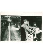 Monitoring Steel Production - American Vintage Photograph