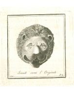 Ancient Lion Head - Vincenzo Campana - Old Masters