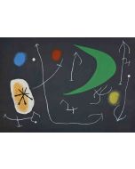 Joan Mirò - Le Lézard aux Plumes d'Or - Contemporary Artwork