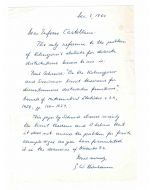 Autograph Letter by Zygmunt Wilhelm Birnbaum