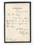 Autograph Letter by James Russell Lowell