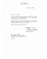 Typewritten Letter Signed by Pearl S. Buck