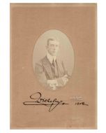 Photographic Portrait and Signature of Wilhelm of Sweden