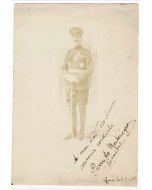 Photographic Portrait and Autograph of Peter of Montenegro - Original Photographs