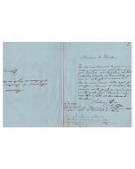 Rare Autograph Letter by José Salomé Pina