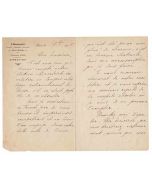 Jean Jaurès Letter
