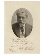 Photographic Portrait and Autograph of Arthur Nikisch - Original Photographs