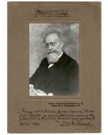 Photographic Portrait and Autograph of Wilhelm Kienzl - Original Photographs
