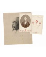 Photographic Portrait and Autograph by Hans von Bülow - Original Photographs