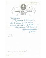 Autograph Letter by Joseph Szigeti - Original Manuscripts