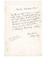 Autograph Letter by Giacomo Meyerbeer - Original Manuscripts