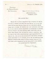 Typewritten Letter Signed by Bruno Walter - Original Manuscripts