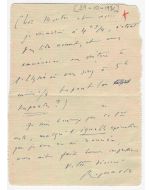 Autograph Letter by Reynaldo Hahn