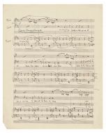 Autograph Music Score by Fredrick Cramer