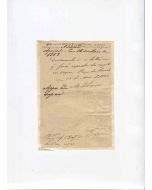 Autograph Document by Luis Alves de Lima