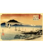 Lake Biwa, Sunset in Yabase