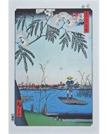 After Utagawa Hiroshige - Ayase and Kanegafuchi River - Modern Artwork