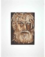 Giacomo Manzù - Portrait of King Oedipus - Modern Artwork