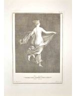 Figure of Woman, Antiquities of Hercollaneum - Giovanni Morghen - Old Master's Artworks