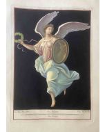 Athena Goddess, Antiquities of Herculaneum Exposed - Giovanni Morghen - Old Master's Artwork
