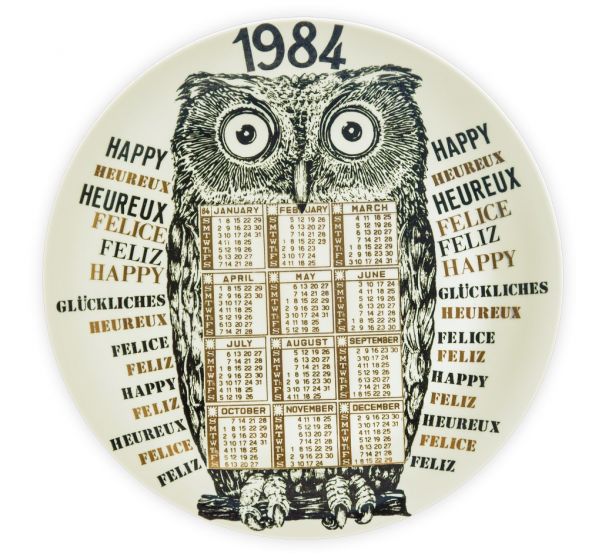 Happy 1984 - Calendario by Piero Fornasetti - Design and Decorative Object