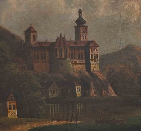 Castel View on a Lake