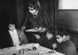 Josèphine Baker serves breakfast in Brussels