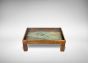 Mario Ceroli - Geometric Table “Squadra e Curvilinee”  - Design Furniture 