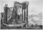 L. Rossini, Altra Veduta del Tempio della Sibilla di Tivoli, 1824.