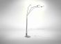 Vintage Chromed Floor Lamp