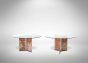 Vintage Pair of Marble  Coffee Table 