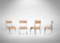 Set of 4 Chairs by Willy Rizzo