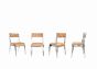 Set of 4 Chairs by Willy Rizzo