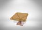 Vintage Chromed Table by Guido Faleschin