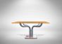 Vintage Chromed Table by Guido Faleschin