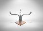 Vintage Chromed Table by Guido Faleschin