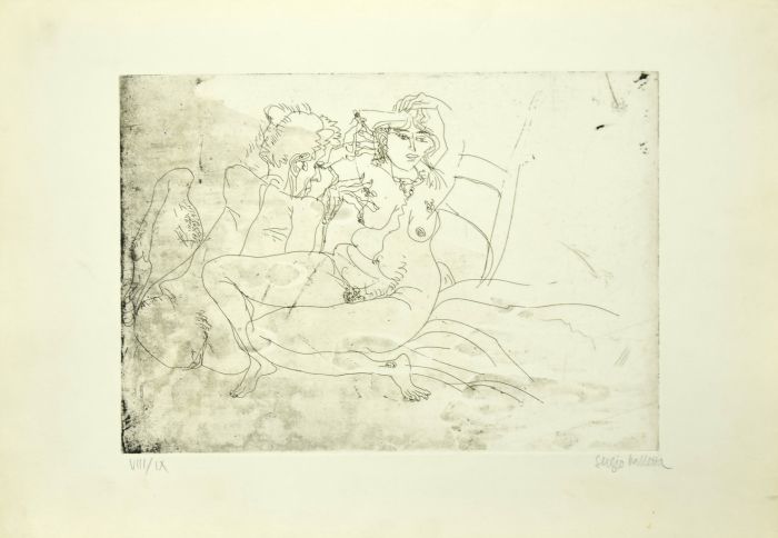 The Couple by Sergio Barletta - Contemporary Artwork
