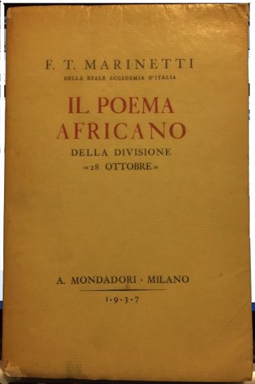 Il poema africano della divisione “28 Ottobre”