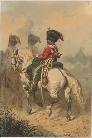 Cavalry by Theodore Fort - Old Masters Artwork