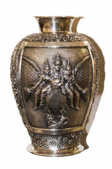Silver Vase by Anonymous - Decorative Object