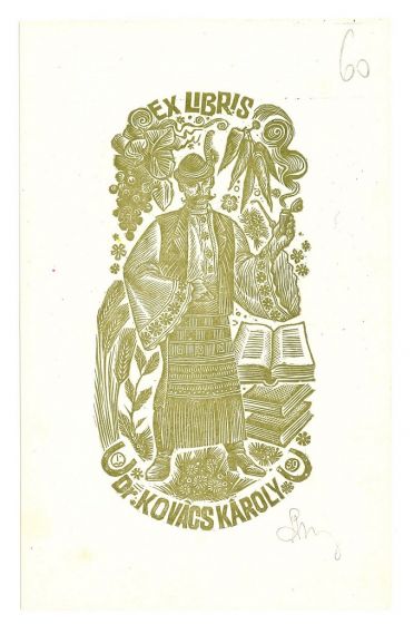Ex Libris Dr. Kovacs Karoly - Modern Artwork 