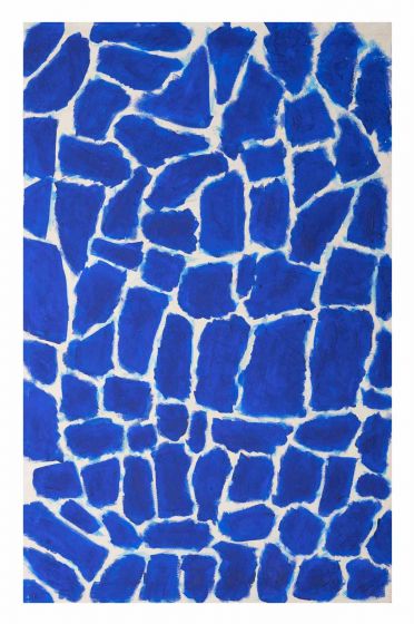 Blue Abstract Composition